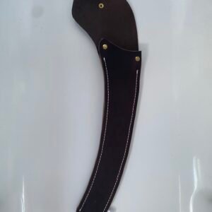 etui en cuir scie courbé