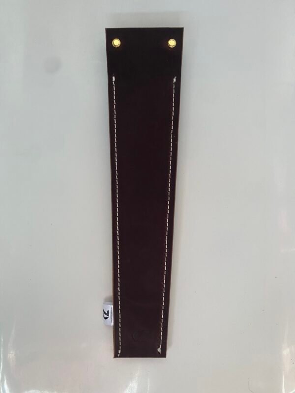 etui en cuir scie droite