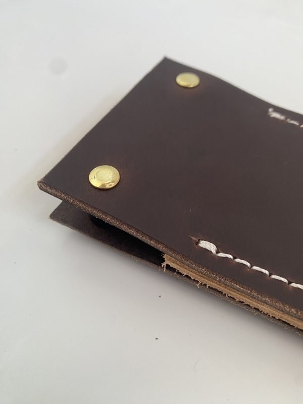 Etui en cuir - Scie droite