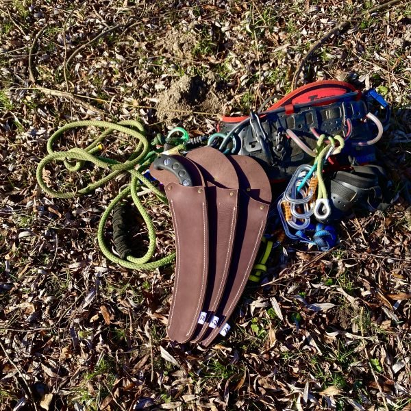 Etui en cuir pour scie d'élagage